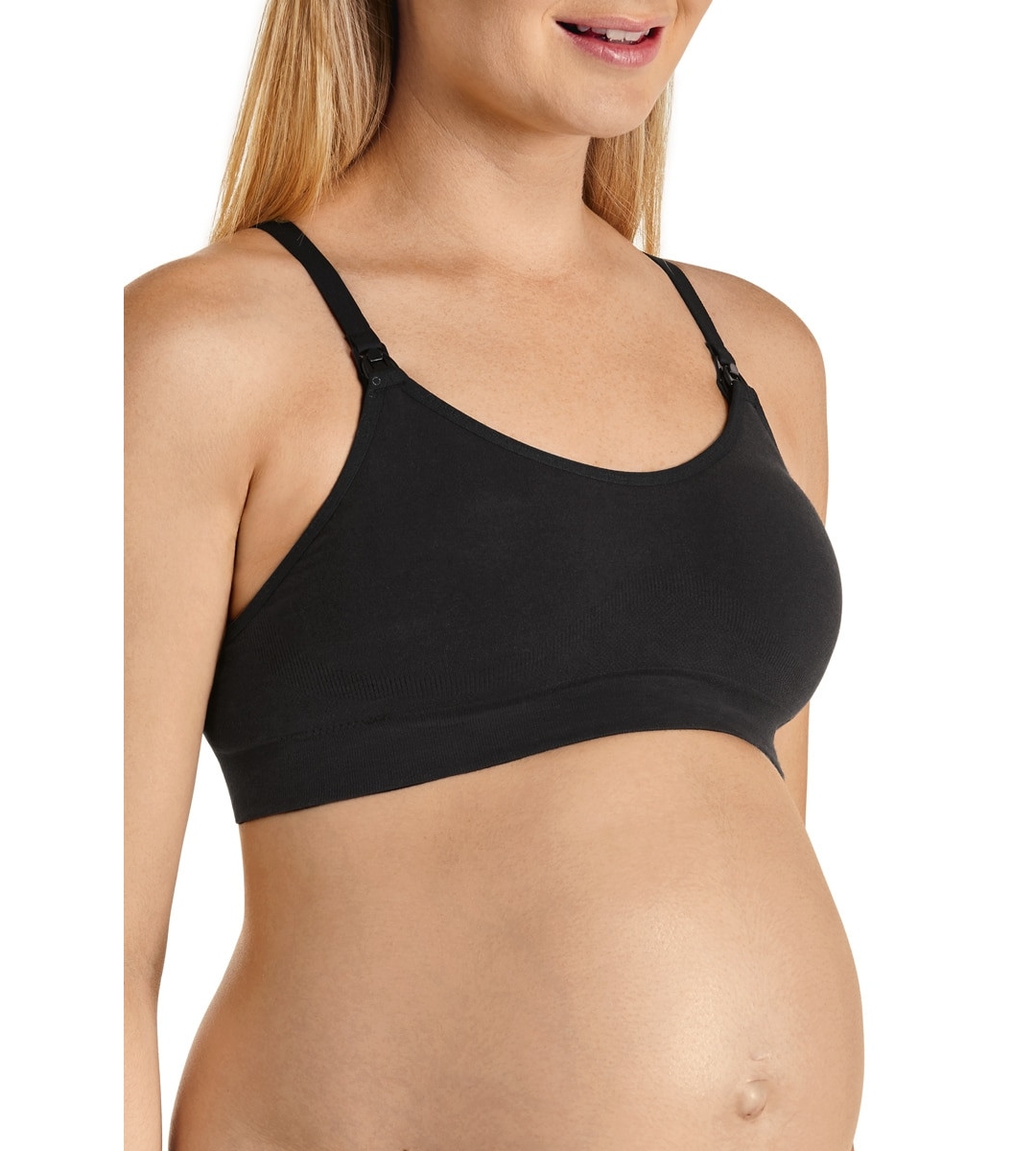 2 Pack Maternity Wirefree Crossover Crop Top - Kmart NZ