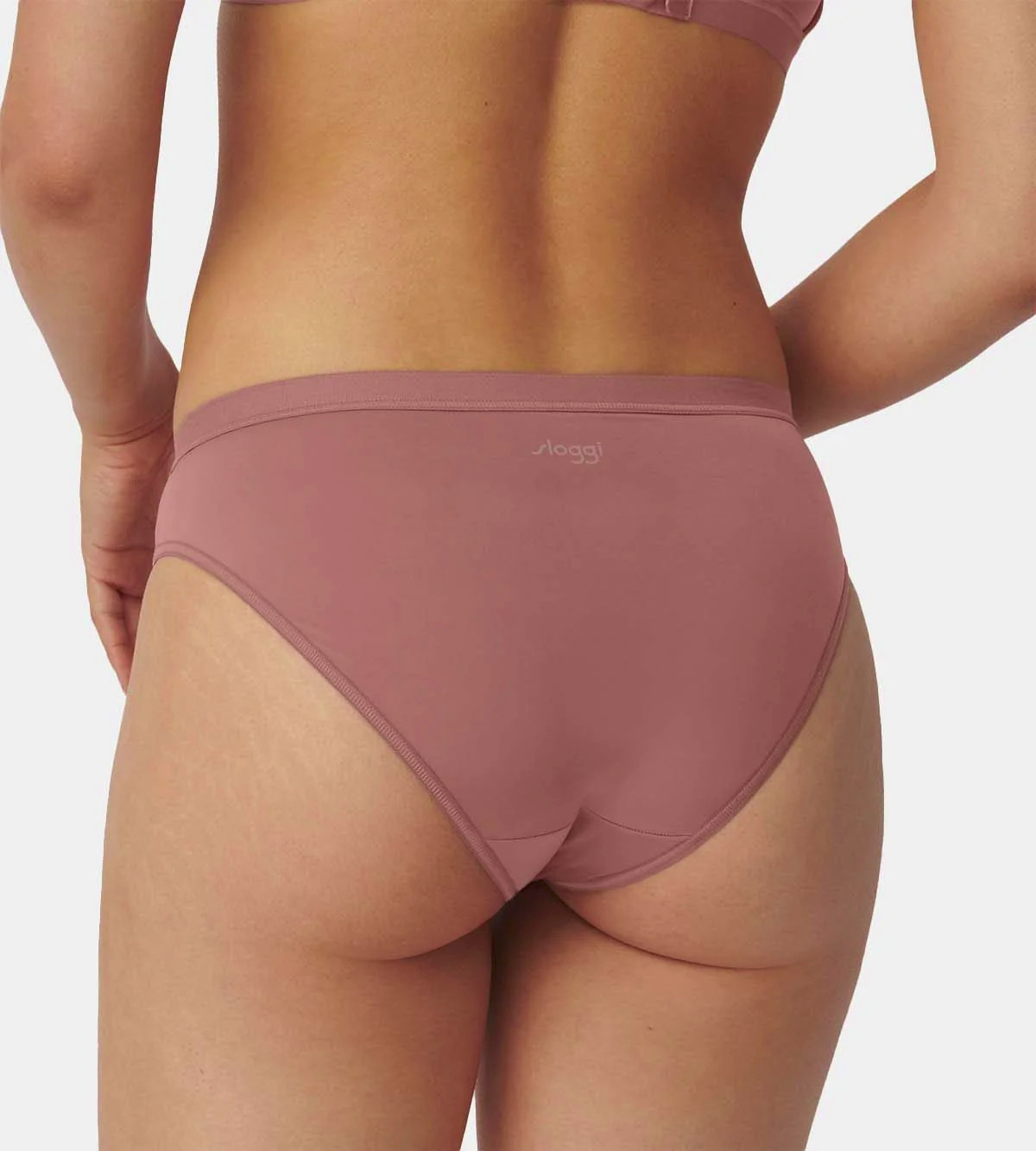 Sloggi WOW Comfort Hipster Briefs Mid Rise Lined Knickers Brief Lingerie,  Foundation Nude, X-Small